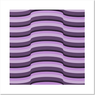 Op Art Light Purple Posters and Art